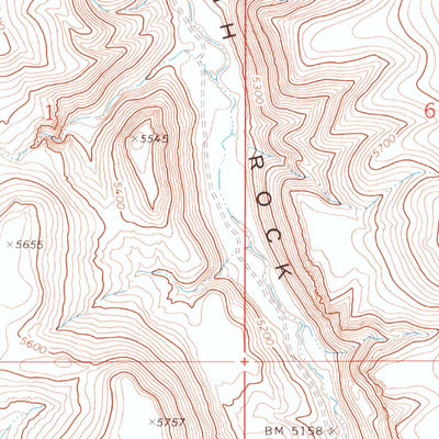 United States Geological Survey Yellow Hills West, NV (1972, 24000-Scale) digital map