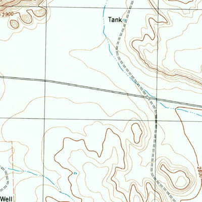 United States Geological Survey Yellow House Peak, TX (1983, 24000-Scale) digital map