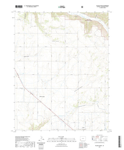 United States Geological Survey Yellow Jacket, CO (2022, 24000-Scale) digital map