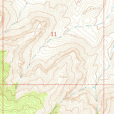 United States Geological Survey Yellow John Mountain, AZ (1967, 24000-Scale) digital map