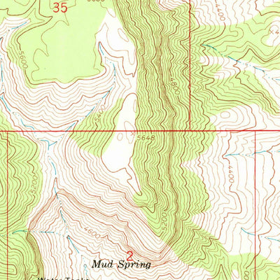 United States Geological Survey Yellow John Mountain, AZ (1967, 24000-Scale) digital map