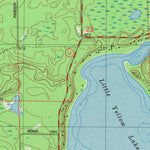 United States Geological Survey Yellow Lake, WI-MN (1982, 24000-Scale) digital map