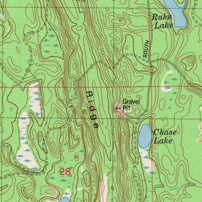 United States Geological Survey Yellow Lake, WI-MN (1982, 24000-Scale) digital map