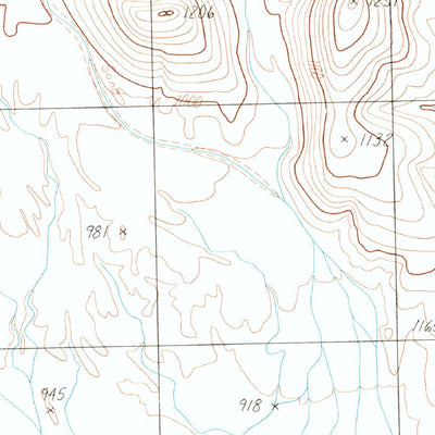United States Geological Survey Yellow Medicine Butte, AZ (1986, 24000-Scale) digital map