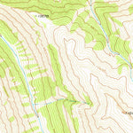 United States Geological Survey Yellow Mountain, WY (1970, 24000-Scale) digital map