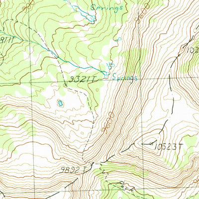 United States Geological Survey Yellow Peak, ID (1989, 24000-Scale) digital map
