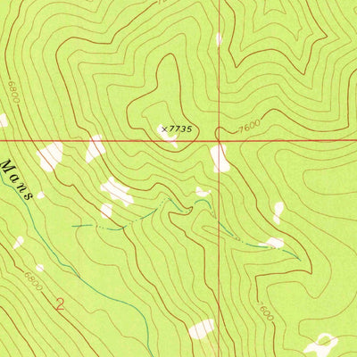 United States Geological Survey Yellow Pine, ID (1973, 24000-Scale) digital map