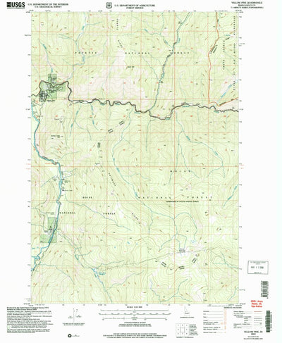 United States Geological Survey Yellow Pine, ID (2004, 24000-Scale) digital map