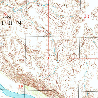 United States Geological Survey Yellow Rock Point East, UT-CO (1985, 24000-Scale) digital map