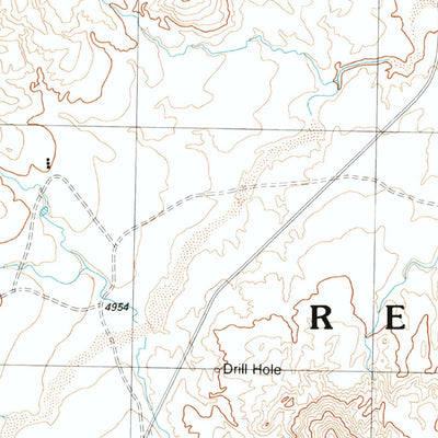 United States Geological Survey Yellow Rock Point West, UT (1989, 24000-Scale) digital map