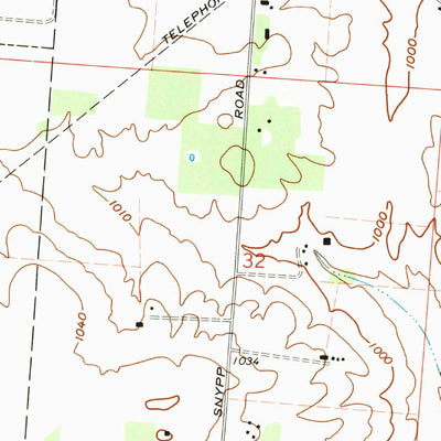 United States Geological Survey Yellow Springs, OH (1968, 24000-Scale) digital map