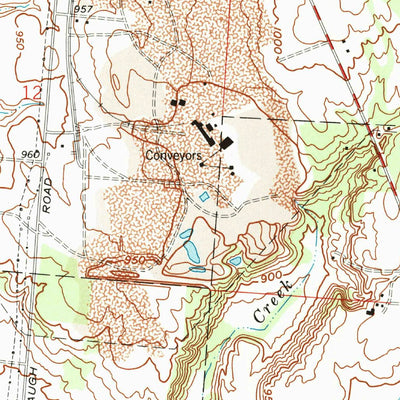 United States Geological Survey Yellow Springs, OH (1968, 24000-Scale) digital map