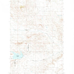 United States Geological Survey Yellow Water Reservoir, MT (1986, 24000-Scale) digital map