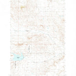 United States Geological Survey Yellow Water Reservoir, MT (1986, 24000-Scale) digital map