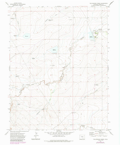 United States Geological Survey Yellowbank Creek, CO (1970, 24000-Scale) digital map