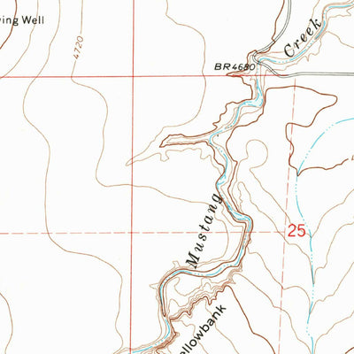 United States Geological Survey Yellowbank Creek, CO (1970, 24000-Scale) digital map
