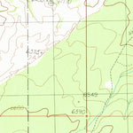 United States Geological Survey Yellowjacket Canyon, UT-AZ (1985, 24000-Scale) digital map
