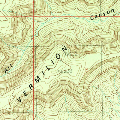 United States Geological Survey Yellowjacket Canyon, UT-AZ (1985, 24000-Scale) digital map