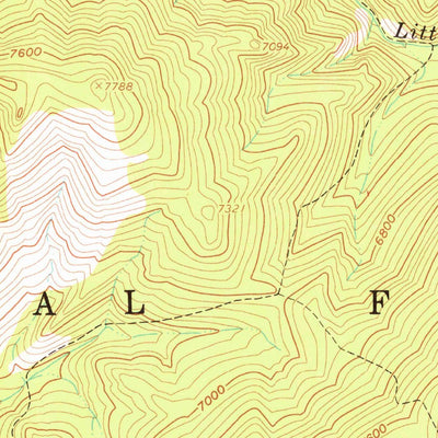 United States Geological Survey Yellowjacket, ID (1963, 24000-Scale) digital map
