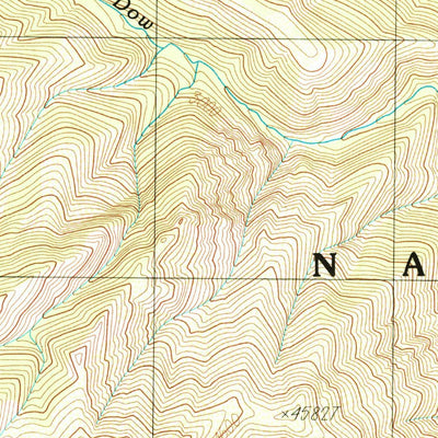 United States Geological Survey Yellowjacket Mountain, CA (1986, 24000-Scale) digital map