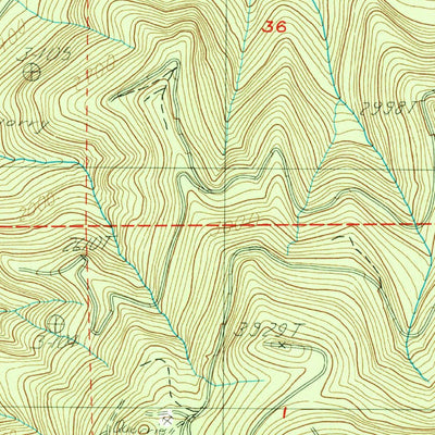 United States Geological Survey Yellowstone Mountain, OR (1985, 24000-Scale) digital map