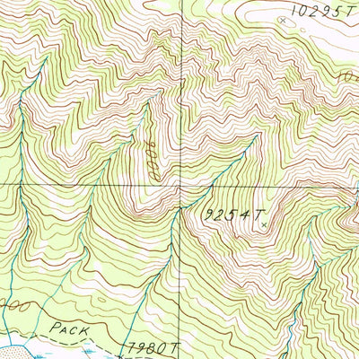 United States Geological Survey Yellowstone Point, WY (1989, 24000-Scale) digital map