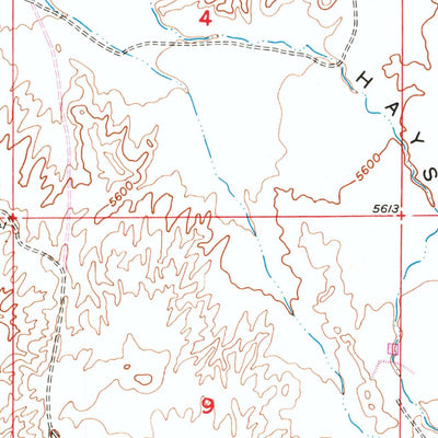 United States Geological Survey Yellowstone Ranch, WY (1958, 24000-Scale) digital map