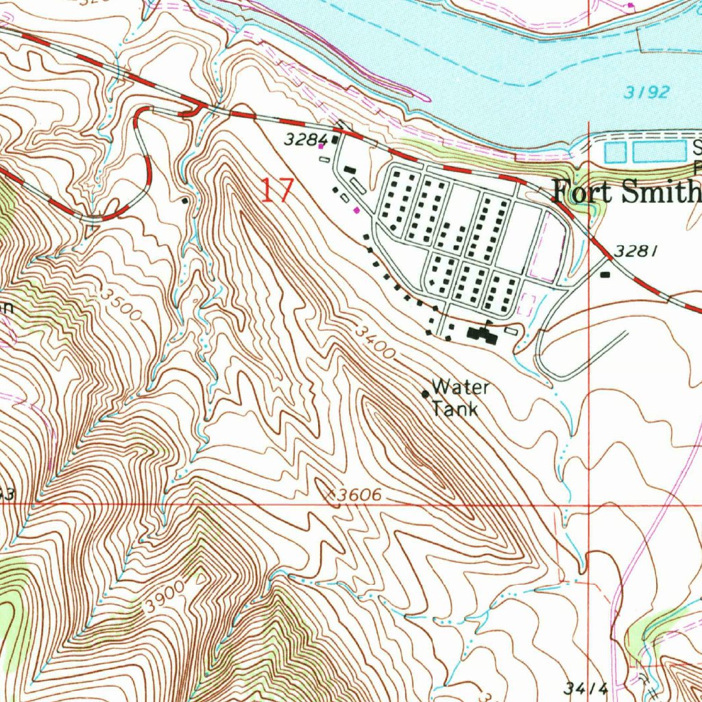 Yellowtail Dam, MT (1964, 24000-Scale) Map by United States