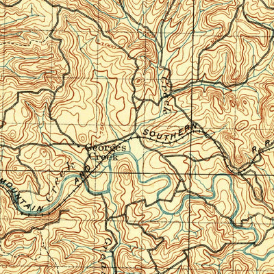 United States Geological Survey Yellville, AR-MO (1905, 125000-Scale) digital map