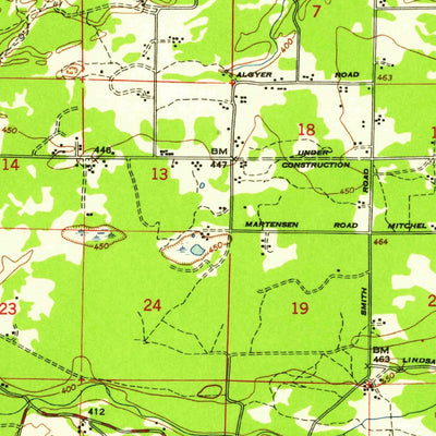 United States Geological Survey Yelm, WA (1949, 62500-Scale) digital map