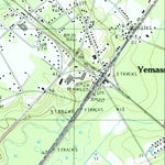 United States Geological Survey Yemassee, SC (1988, 24000-Scale) digital map