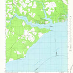 United States Geological Survey Yeopim River, NC (1982, 24000-Scale) digital map