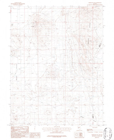 United States Geological Survey Yerington NE, NV (1986, 24000-Scale) digital map