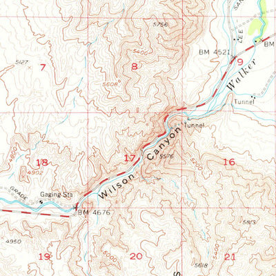 United States Geological Survey Yerington, NV (1957, 62500-Scale) digital map