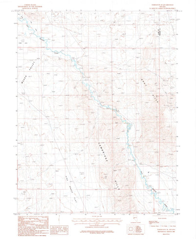 United States Geological Survey Yerington SE, NV (1986, 24000-Scale) digital map