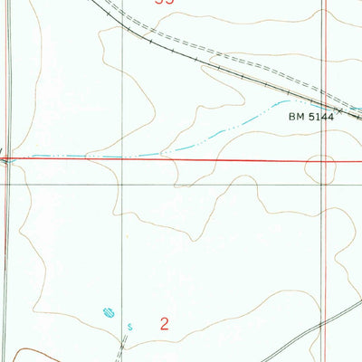 United States Geological Survey Yeso Mesa, NM (1981, 24000-Scale) digital map