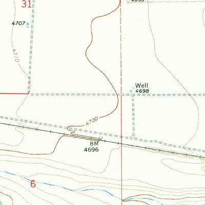 United States Geological Survey Yeso, NM (1966, 24000-Scale) digital map