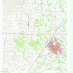 United States Geological Survey Yoakum, TX (1963, 24000-Scale) digital map