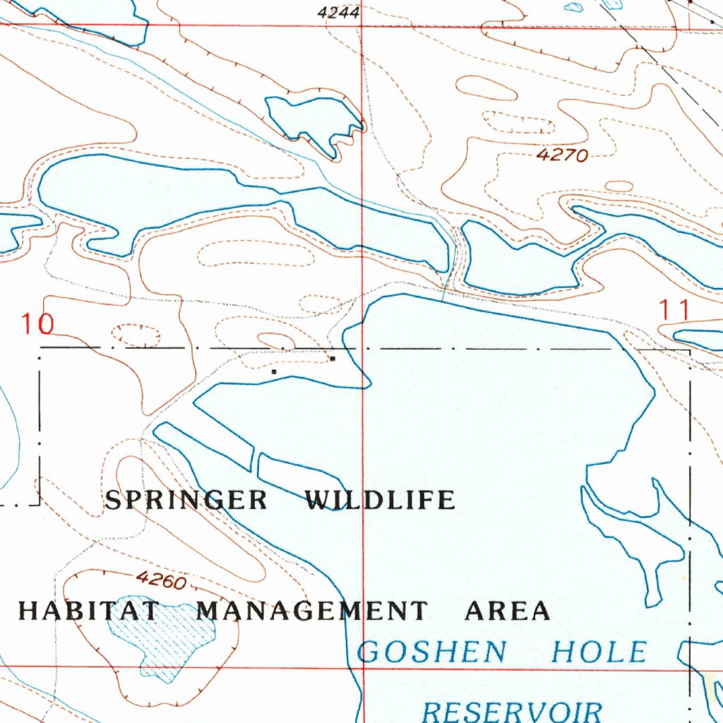 Yoder, WY (1990, 24000-Scale) Map by United States Geological Survey ...