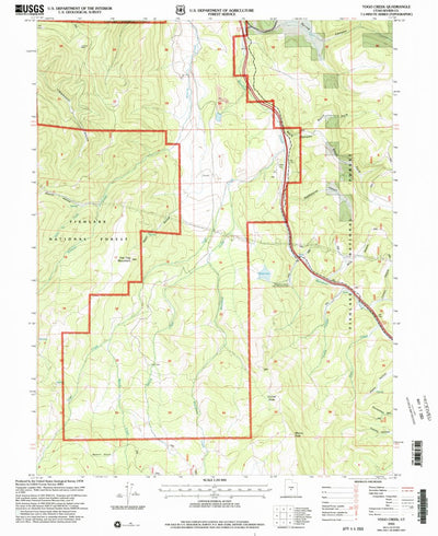 United States Geological Survey Yogo Creek, UT (2001, 24000-Scale) digital map