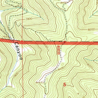 United States Geological Survey Yogo Creek, UT (2001, 24000-Scale) digital map