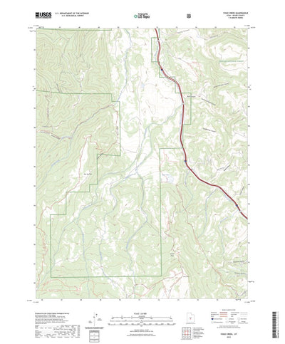 United States Geological Survey Yogo Creek, UT (2023, 24000-Scale) digital map