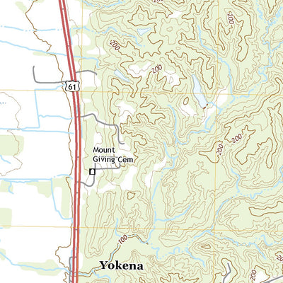 United States Geological Survey Yokena, MS (2020, 24000-Scale) digital map