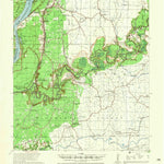United States Geological Survey Yokena, MS-LA (1939, 62500-Scale) digital map