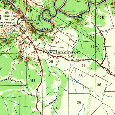 United States Geological Survey Yokena, MS-LA (1939, 62500-Scale) digital map
