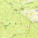 United States Geological Survey Yolla Bolly, CA (1954, 62500-Scale) digital map