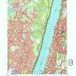 United States Geological Survey Yonkers, NY-NJ (1966, 24000-Scale) digital map