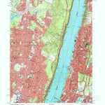 United States Geological Survey Yonkers, NY-NJ (1998, 24000-Scale) digital map