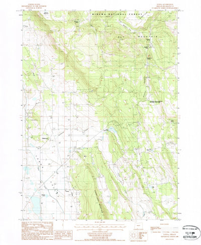 United States Geological Survey Yonna, OR (1988, 24000-Scale) digital map