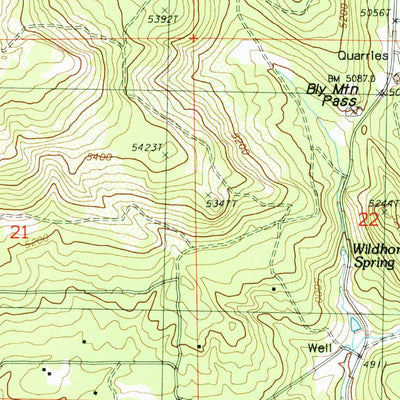 United States Geological Survey Yonna, OR (1988, 24000-Scale) digital map